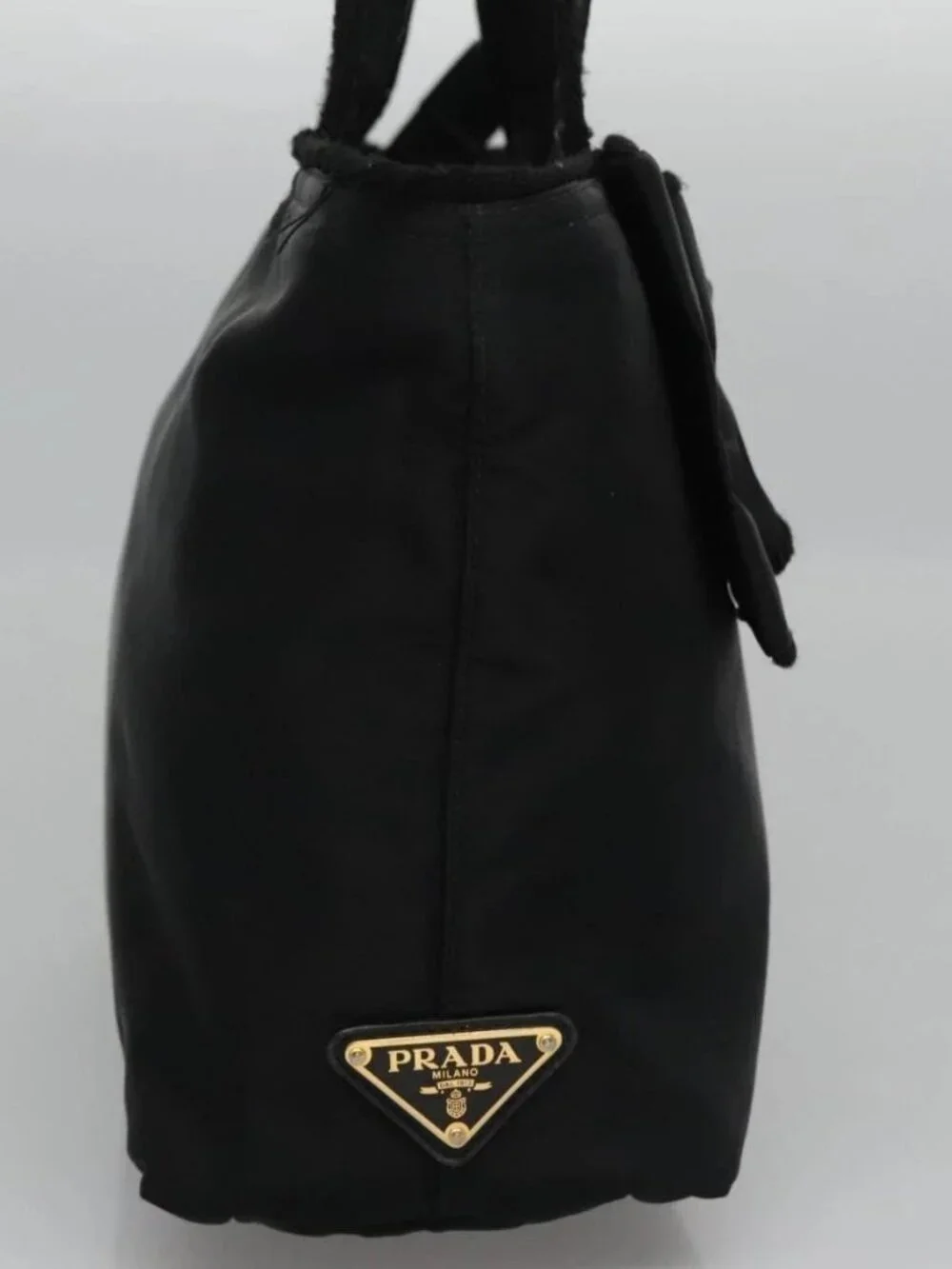 PRADA Hand Bag Nylon 2way Black - Picture 6 of 16